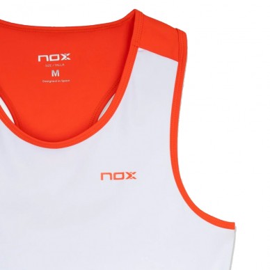 T-shirt Nox Team sleeveless white red