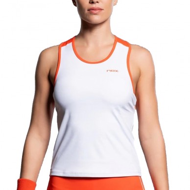 T-shirt Nox Team sleeveless white red