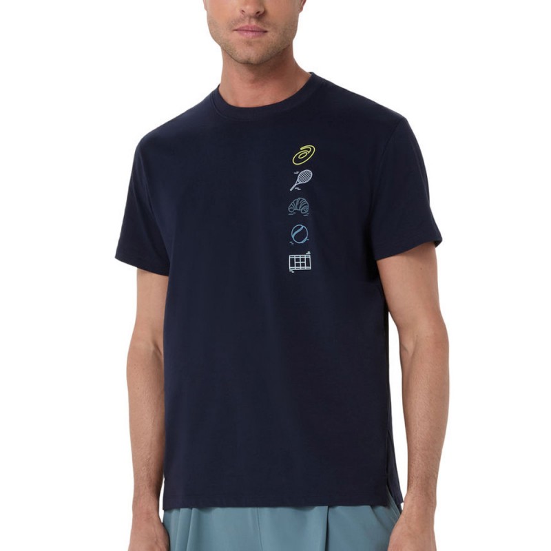 T-shirt Asics Game Seasonal Graphic Tee midnight blue