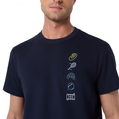 T-shirt Asics Game Seasonal Graphic Tee midnight blue