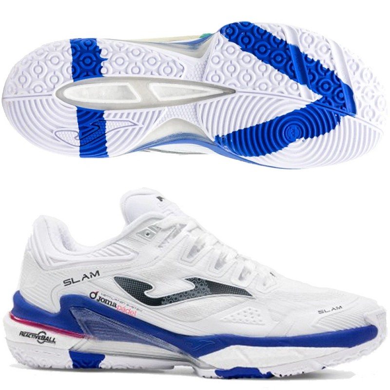 Joma Slam Men 2602 white royal 2026 Padel Shoes