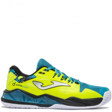 Joma Spin Men 2627 turquoise yellow 2026 Padel shoes