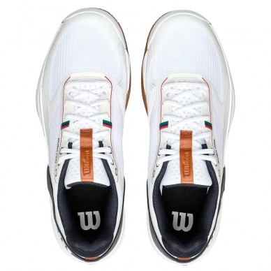 Wilson Rush Pro 5 Clay white navy 2026 padel shoes