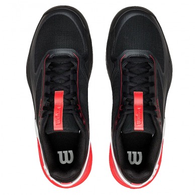Wilson Rush Pro 5 Padel black red 2026 Padel Shoes