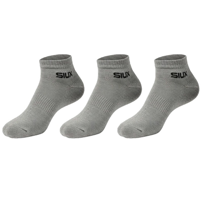 Socks Siux Basic short Pack 3u gray