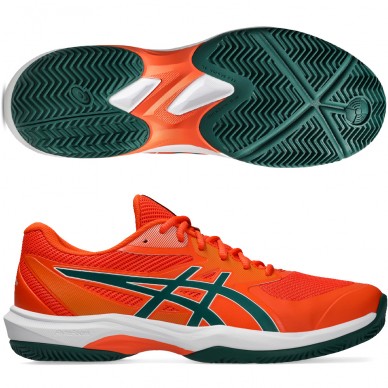 Asics Game FF Padel energy orange jewel green 2026 Padel Shoes