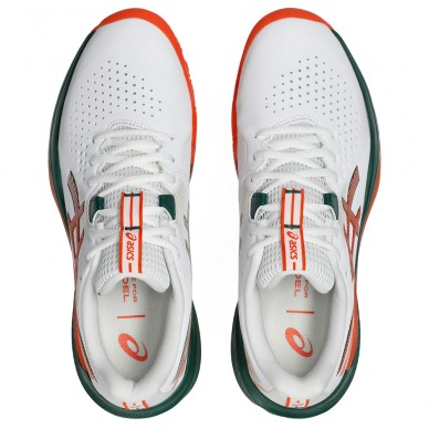 Asics Gel Challenger 15 Padel White Energy Orange 2026 Padel Shoes
