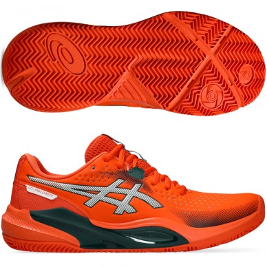 Asics Gel Challenger 15 Padel Energy Orange Jewel Green 2026 Padel Shoes