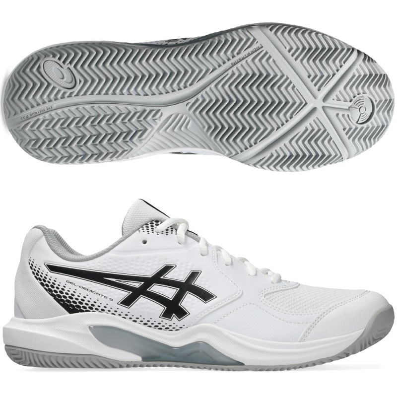 Asics Gel Dedicate 9 Padel White Black 2026 Padel Shoes