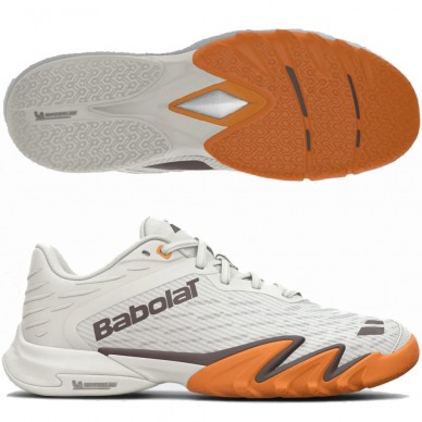 Babolat Jet Premura 2 Men Cream Orange 2026 Padel Shoes