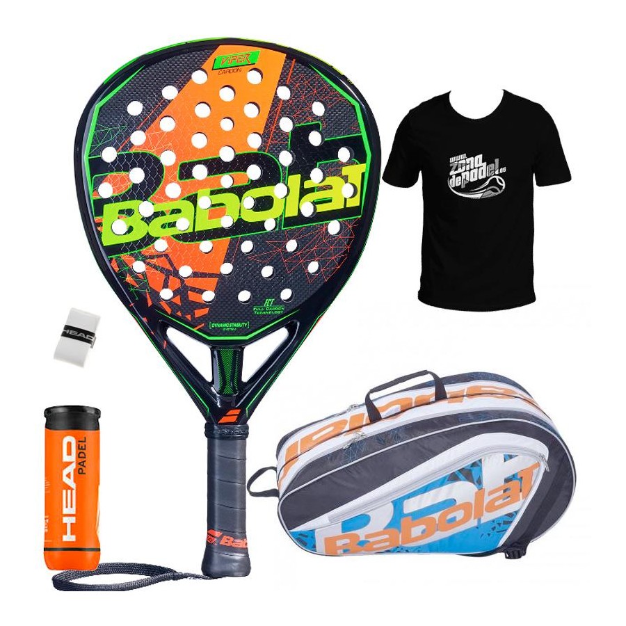 Pack Carbon + bag 2019 - Padel Zone - de Padel