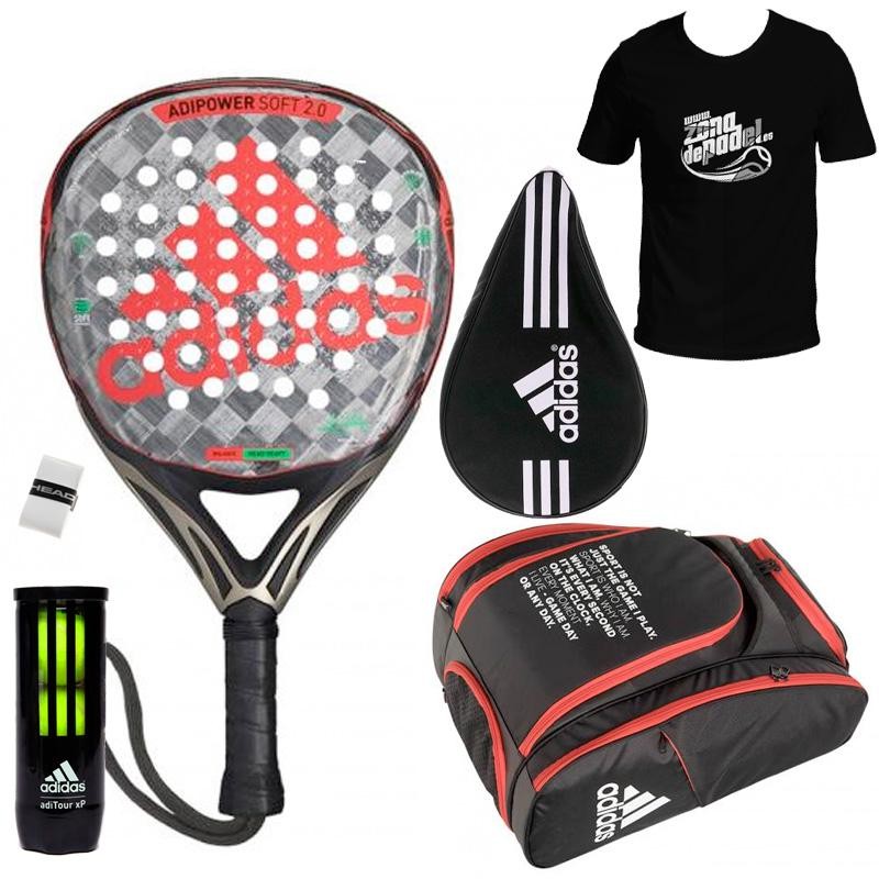 montar fábrica Competir Pack Adidas Adipower Soft 2.0 + bag 2020 - Zona de Padel