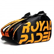 Paletero Royal Padel Negro Naranja 2020