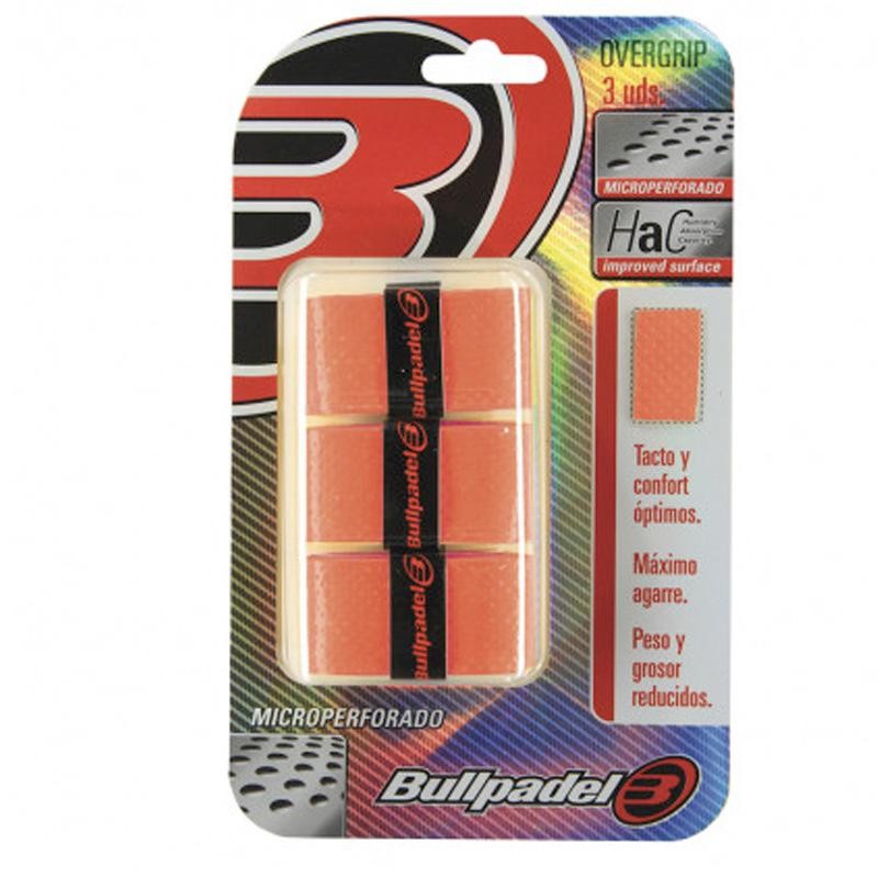 Overgrips Bullpadel Microperforados GB1705 Naranja Flúor Overgrips Bullpadel Microperforados GB1705 Naranja Flúor