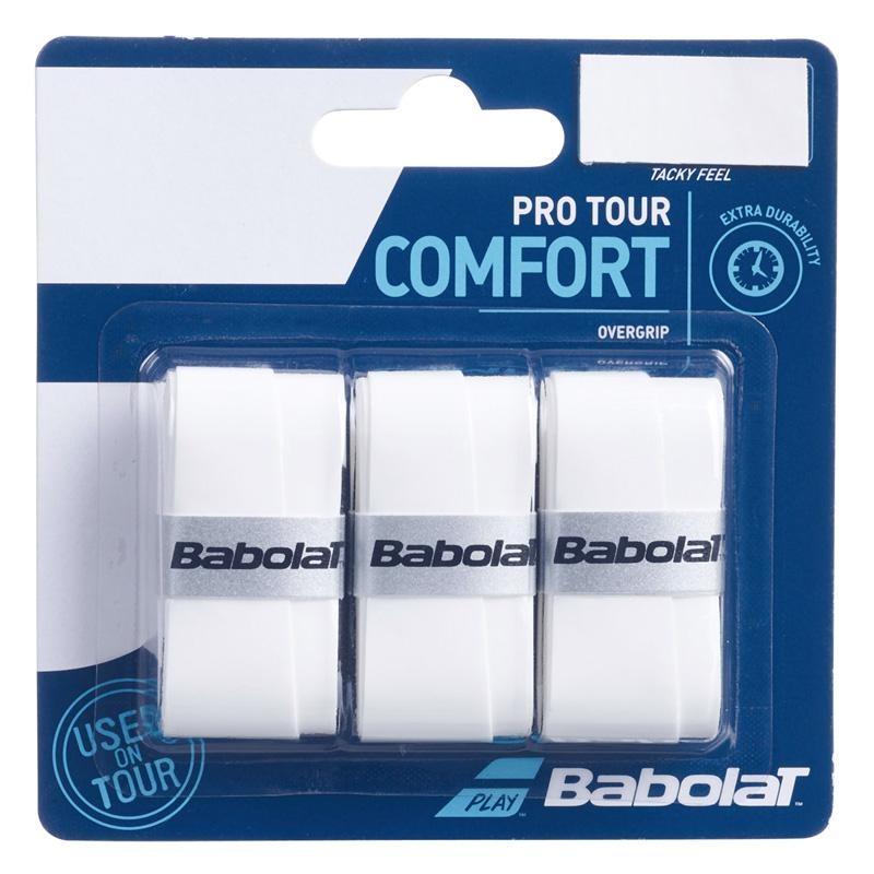 Overgrips Babolat Pro Tacky X3 Blancos