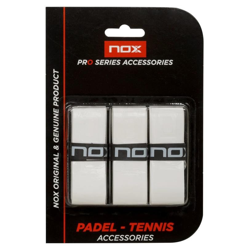 Overgrips Nox Extra Grip Blancos 3 unidades