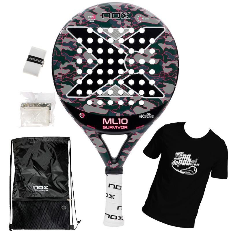 Buy Nox ML10 Cup Survivor Gray padel racket 2019 - Padel Zone - Zona