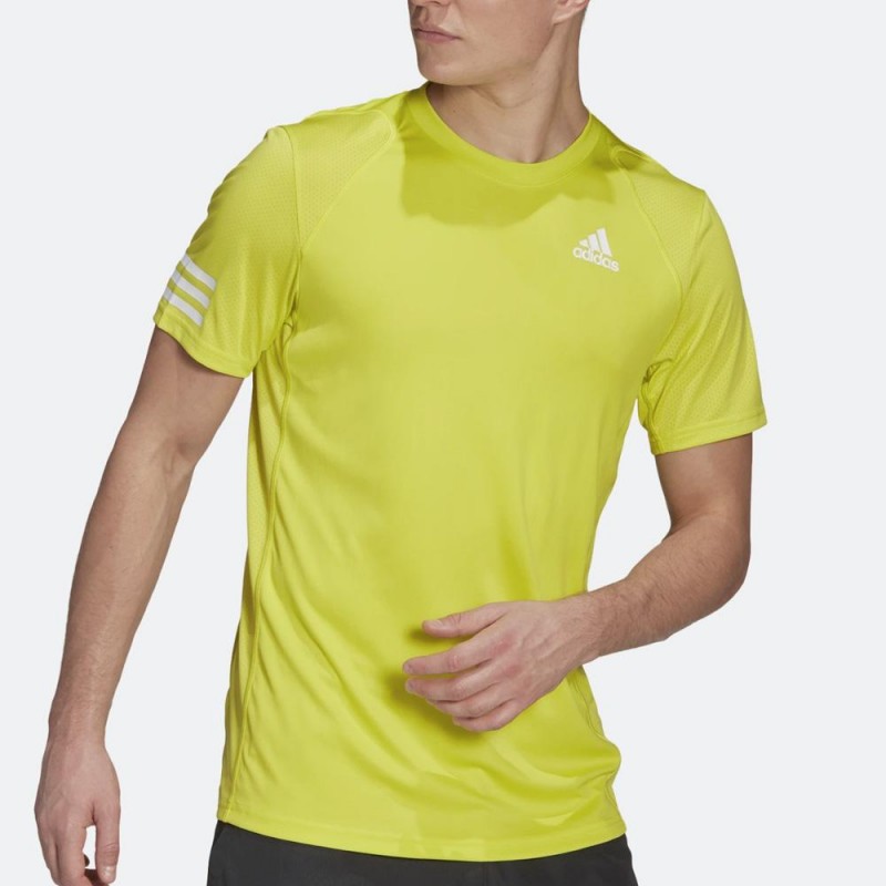 Kwadrant Relatie Opera Adidas Club 3STR Acid Yellow 2021 jersey - resistant fabric - Zona de Padel