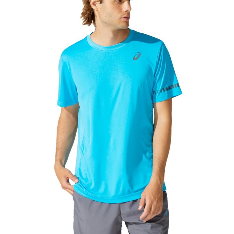 Camiseta Asics M SS TEE Digital Aqua Camiseta Asics M SS TEE Digital Aqua