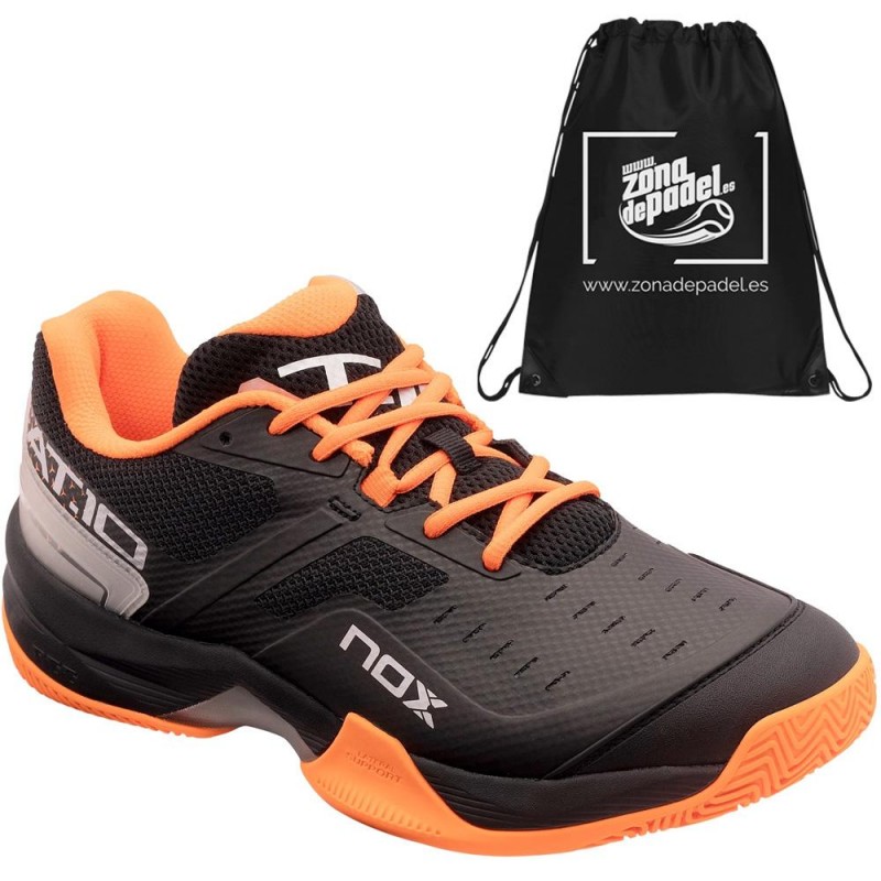 Zapatillas Nox AT10 Negro Naranja Zapatillas Nox AT10 Negro Naranja