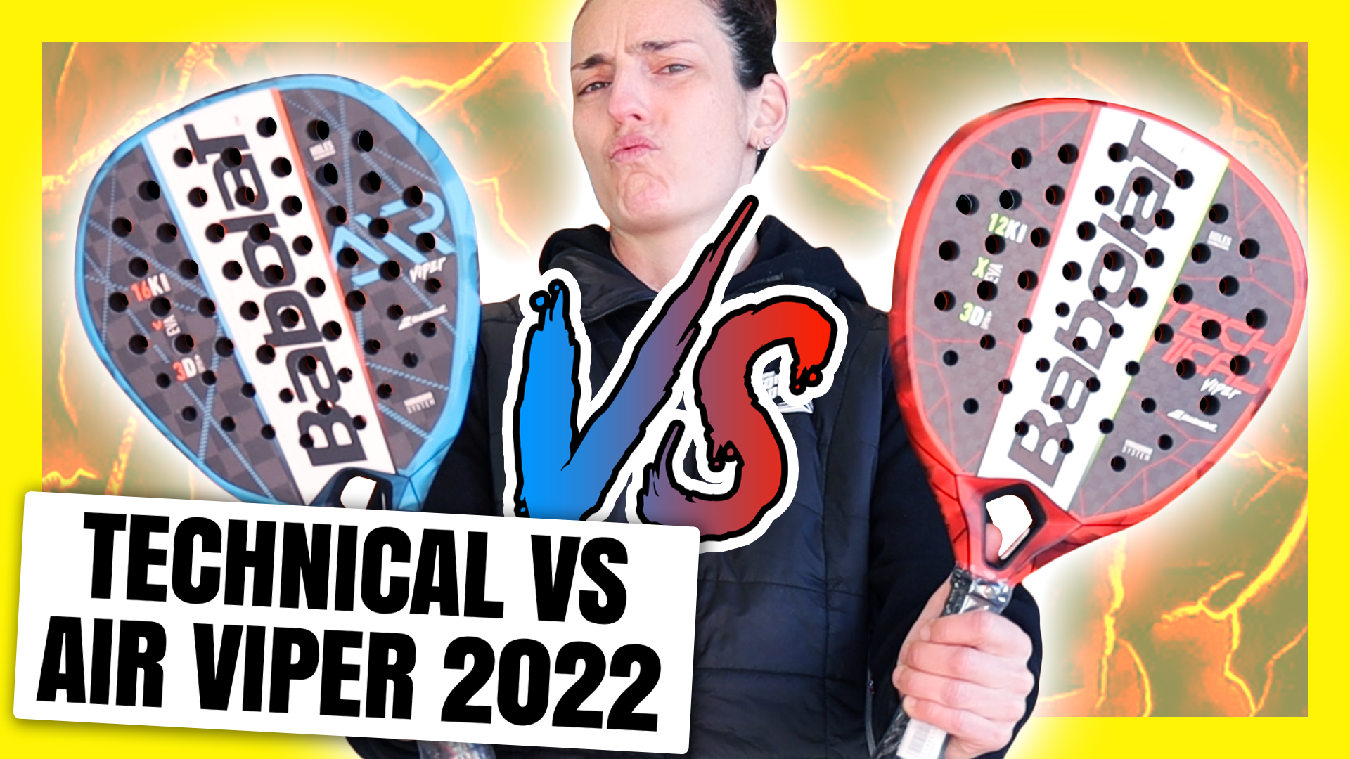 Comparative Babolat Technical Viper VS Babolat Air Viper 2022