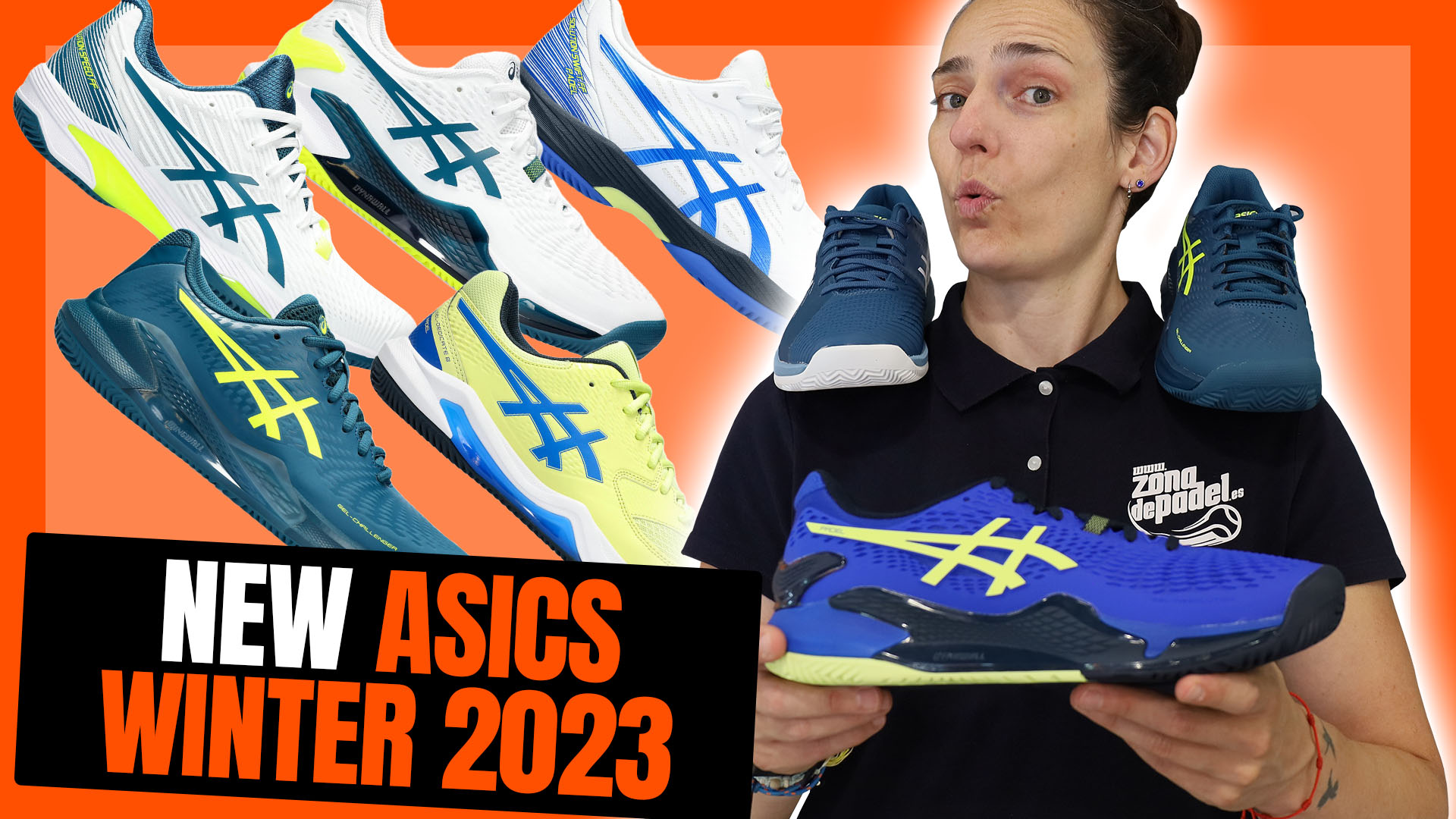 Launch, new collection of Asics AW 2023 padel shoes