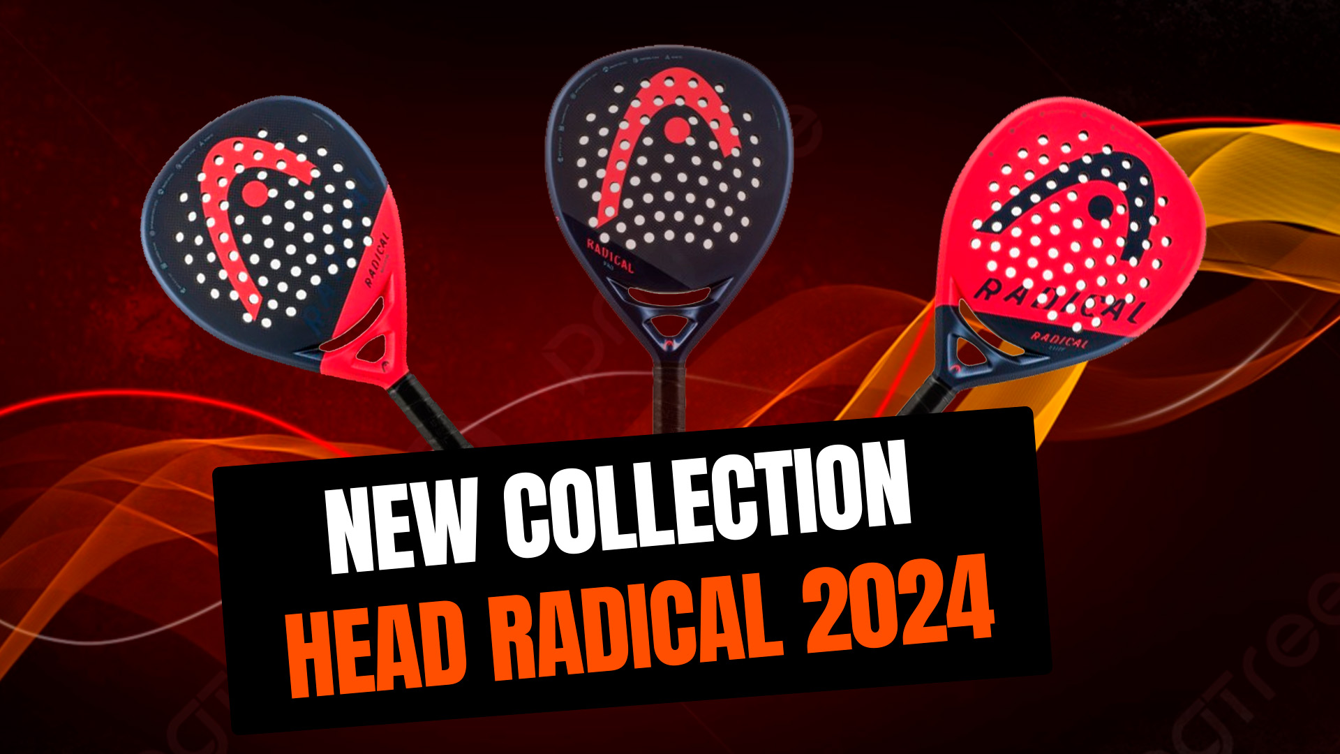 Redefine your game with the new Head Radical 2024 padel rackets