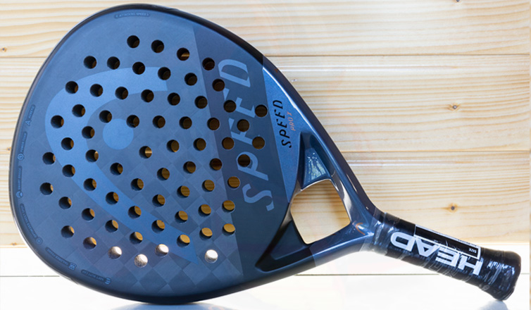 The construction of the Head Speed Pro X is made with graphene and carbon