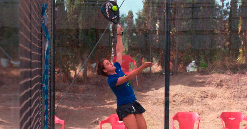 Paula Josemaría in her debut at the Estrella Damm Madrid Masters in 2019