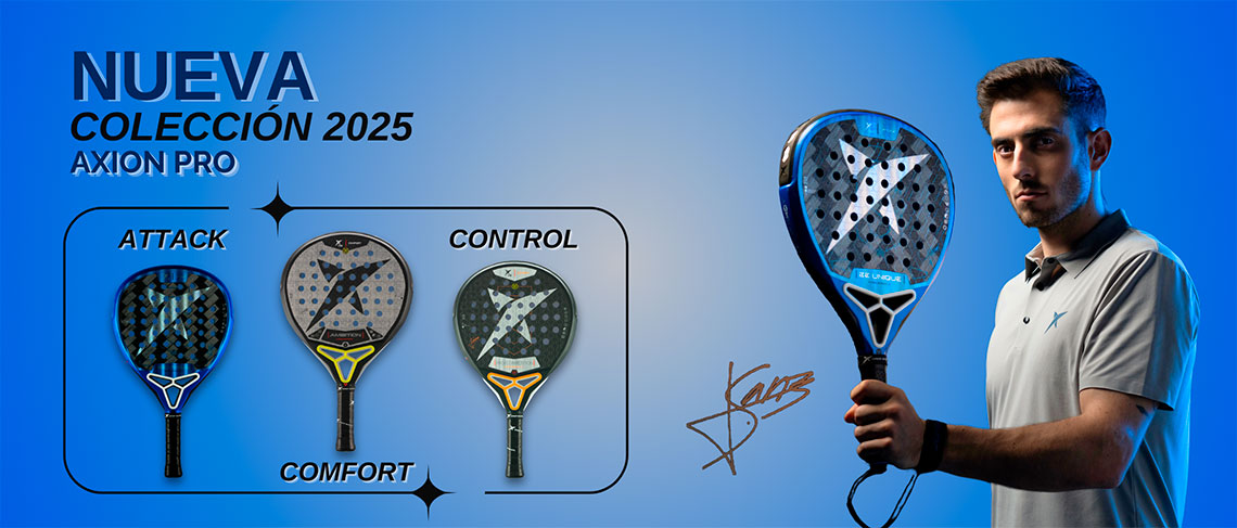 Axion Jon Sanz 2025 racket lineup