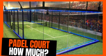 How much is a padel court worth?