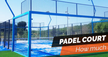 How much is a padel court worth?