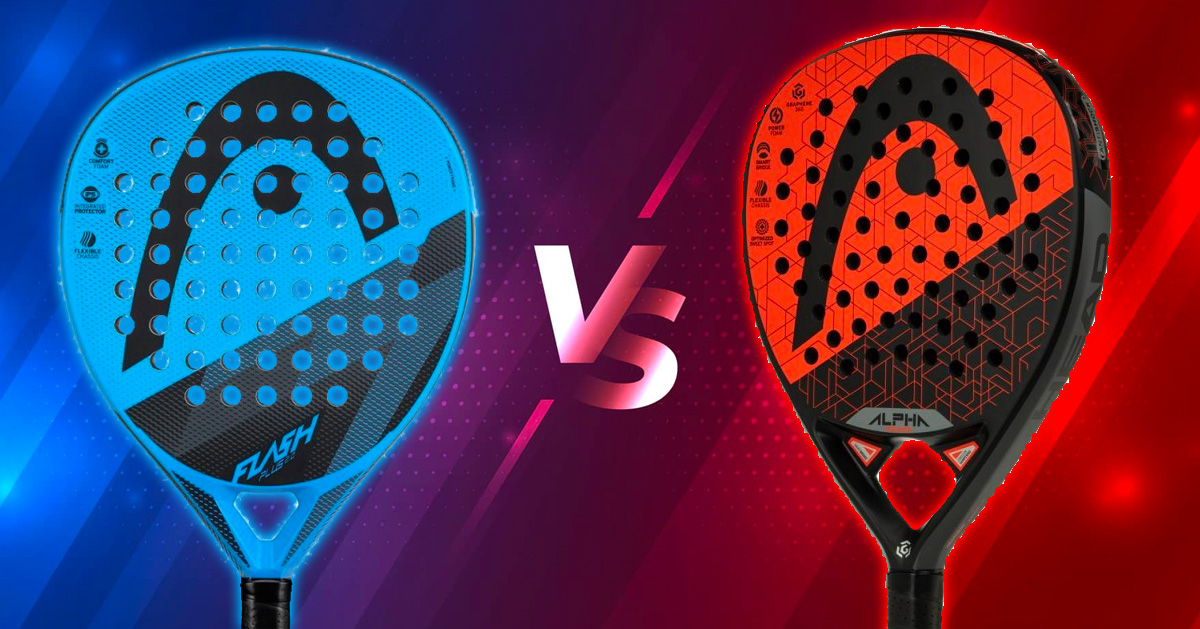 Comparative Head Alpha Power VS Flash Plus 2.0 Zona de Padel News