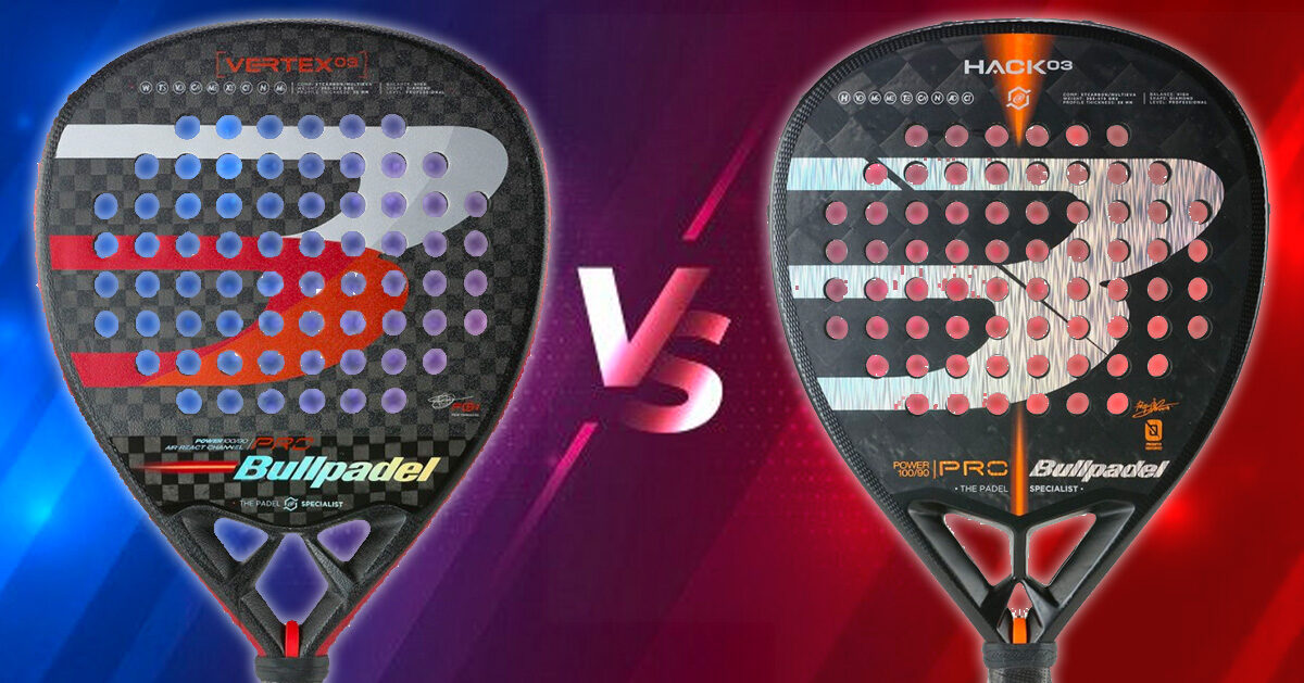 Bullpadel Hack Control VS Vertex 03 Control #Padeltest4 