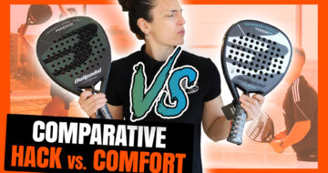 Comparative Bullpadel Hack 03 2023 VS Bullpadel Hack CMF