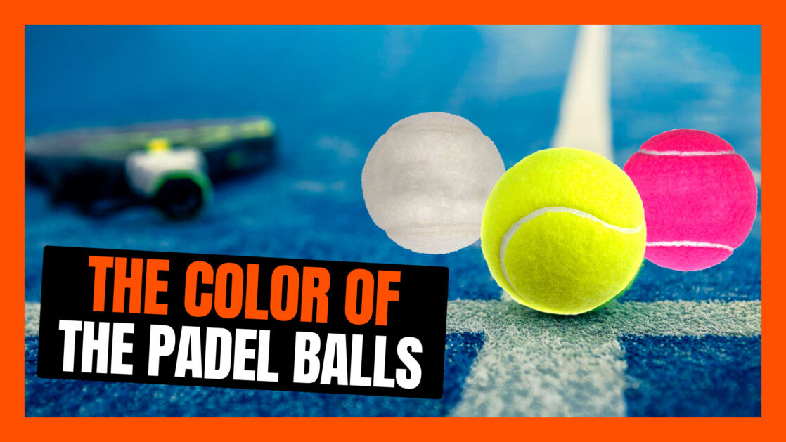 The color of the padel balls