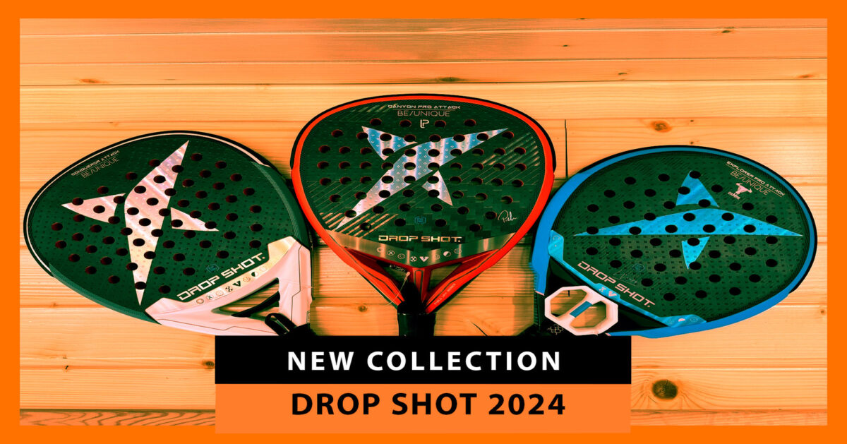 New Drop Shot Padel Rackets 2024: discover the models of Pablo Lima, Jon Sanz, and Lucas Campagnolo