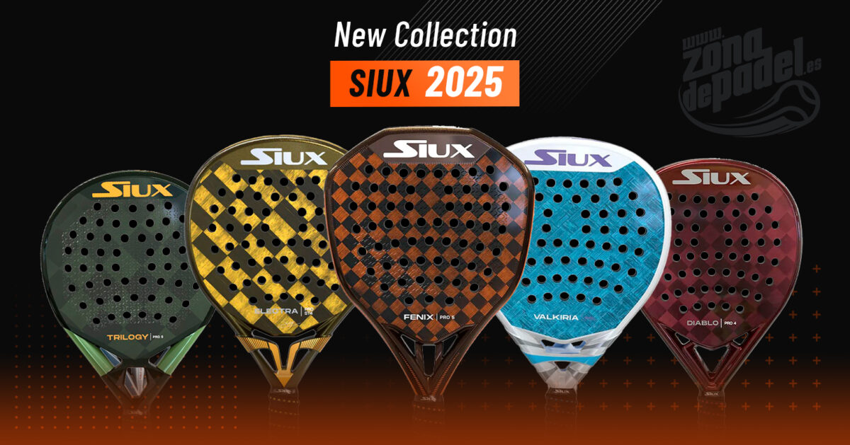 Analysis of the innovative Siux 2025 padel racket collection