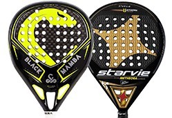 Multipurpose padel rackets