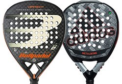 Professional padel rackets