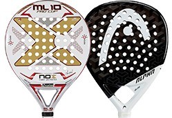 Intermediate level padel rackets